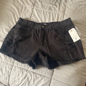Billabong Black Denim Shorts